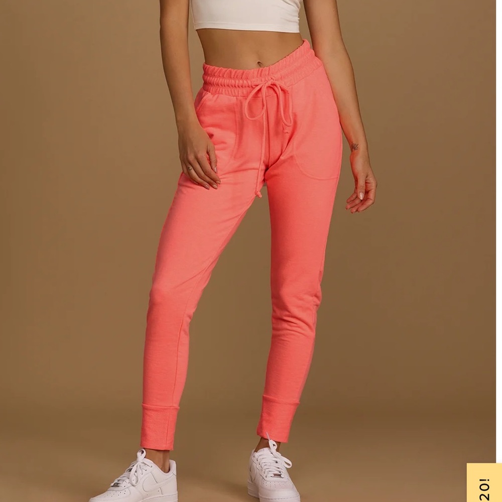 Free People Coral Joggers